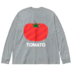 KAWAGOE GRAPHICSのお～トマトよ ビッグシルエットロングスリーブTシャツ