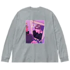 雛井ゆら┃Yura Hinaiのお気に入りのピアスつけて Big Long Sleeve T-Shirt