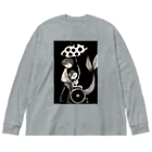 mermaidの雨の日の人魚 Big Long Sleeve T-Shirt