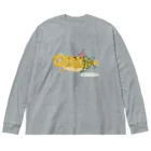 Beautiful Earthの海ごみに絡まるアザラシさん Big Long Sleeve T-Shirt