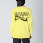 AURA_HYSTERICAのBuy high, sell higher ビッグシルエットロングスリーブTシャツ