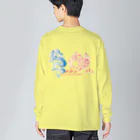 RYU-INDOのRYU-INDO2020・BlueDragon＆PinkPhoenix Big Long Sleeve T-Shirt