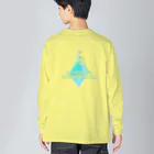 Aimurist の絵画的ピラミッドシステム崩壊 Big Long Sleeve T-Shirt