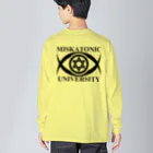 AURA_HYSTERICAのMISKATONIC UNIVERSITY Big Long Sleeve T-Shirt