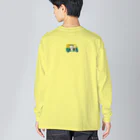 Ruchiのリクシャー　窓枠白色 Big Long Sleeve T-Shirt