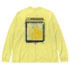 SOKICHISAITOのMORTORED WIRE FLOWER #backprint #yellowrogo  Big Long Sleeve T-Shirt