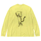 neconos Goodsのふくろねこ（ねこかもいぬかも） Big Long Sleeve T-Shirt