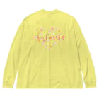 ainarukokoroのいらしゃいませ　花 Big Long Sleeve T-Shirt