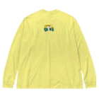 Ruchiのリクシャー　窓枠白色 Big Long Sleeve T-Shirt