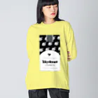 檸檬堂の檸檬モノクログッズ ビッグシルエットロングスリーブTシャツ