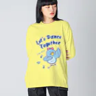  Millefy's shopのLet’s Dance Together Big Long Sleeve T-Shirt
