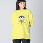 リュウラクドウの唐傘ビールお化け Big Long Sleeve T-Shirt