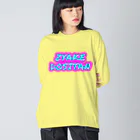 TRESのZYAKEDOSITAN ビッグシルエットロングスリーブTシャツ