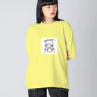 ペコりんショップのやってらんねー女子 Big Long Sleeve T-Shirt