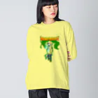 フレ末屋の稲荷夕(お稲荷くん)×モンセクロゴ(使徒・黄) Big Long Sleeve T-Shirt