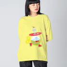 めろめろ♡すとあ〜のウェイターエッグ ビッグシルエットロングスリーブTシャツ