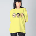 LalaHangeulのおじい３ズ Big Long Sleeve T-Shirt