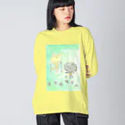 tonarichanのいぬくんとねこくん Big Long Sleeve T-Shirt