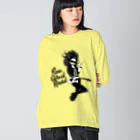 islandmoon13のROCKな女 ビッグシルエットロングスリーブTシャツ