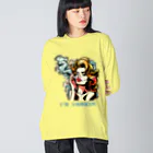 islandmoon13の煙草を吸う美女 Big Long Sleeve T-Shirt