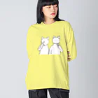 aiueoneko358のPeace！ Big Long Sleeve T-Shirt