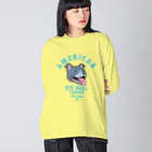 LONESOME TYPE ススのLove❤️Dogs（アメリカンピットブルテリア・青鼻） Big Long Sleeve T-Shirt