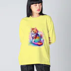 mtommyのミィーチャン ビッグシルエットロングスリーブTシャツ