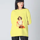 MistyStarkの日本人女性ボーリング Big Long Sleeve T-Shirt