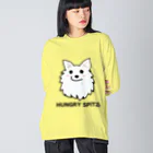 ehime@けだま&もち＆すみのHUNGRY SPITZ「おやつ！おやつ！」 Big Long Sleeve T-Shirt