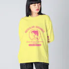 kazu_gのあなたは美しい！日本美女連盟 正会員（淡色用） Big Long Sleeve T-Shirt