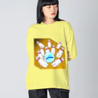 ほかほかしろくまのあったかざっかやのしろくまボウル Big Long Sleeve T-Shirt