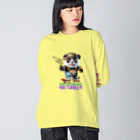 kazu_gのスケボーのない人生なんて!(パンダ) Big Long Sleeve T-Shirt