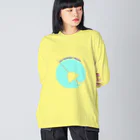 アオイハチドリプロジェクトのアオイハチドリプロジェクト⑨ Big Long Sleeve T-Shirt