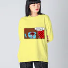 Makiko KodamaのHEEEEELL NO. ビッグシルエットロングスリーブTシャツ