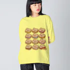 CHAX COLONY imaginariの【各20点限定】いたずらぐまのグル〜ミ〜(15/12cookies)  ビッグシルエットロングスリーブTシャツ