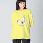 ▱個性の渋滞▱//storeのmenderi. ビッグシルエットロングスリーブTシャツ