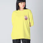 aNone sOnoneのスキニーギニアピッグ Big Long Sleeve T-Shirt