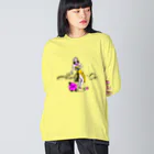 JOKERS FACTORYのHULA GIRL ビッグシルエットロングスリーブTシャツ