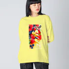 poppy22のはじけるベリーBerryz ビッグシルエットロングスリーブTシャツ