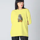 Leee_sanのウラルフクロウ Big Long Sleeve T-Shirt