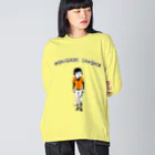 NIKORASU GOの球春到来！野球Tシャツ「見逃し三振」（Tシャツ・パーカー・グッズ・ETC） Big Long Sleeve T-Shirt