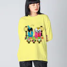 J's Mart 2ndのたまとクロの雛祭り Big Long Sleeve T-Shirt