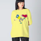 ありまゆめののレギンス一丁 Big Long Sleeve T-Shirt