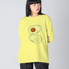 ぽんぽこあんぽんたんのアボカド ゴルフコース Big Long Sleeve T-Shirt