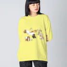 segasworksの仔犬 ビッグシルエットロングスリーブTシャツ