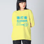 KAWAGOE GRAPHICSの強打者 ビッグシルエットロングスリーブTシャツ