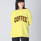 カレッジロゴ何か良いのコーヒーカレッジ Big Long Sleeve T-Shirt