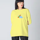 🐸かえるさんと仲間たち🐸の体調不良のかえるさん Big Long Sleeve T-Shirt