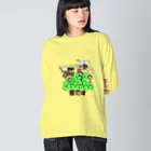 J's Mart 2ndのたまとクロの蜜です Big Long Sleeve T-Shirt