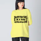 sandy-mの匿名希望モザイク マトリックス Big Long Sleeve T-Shirt